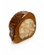 Olive Sun rock salt lamp with olive wood and Siwa salt crystals – W9